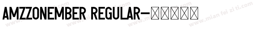 AmzzonEmber Regular字体转换